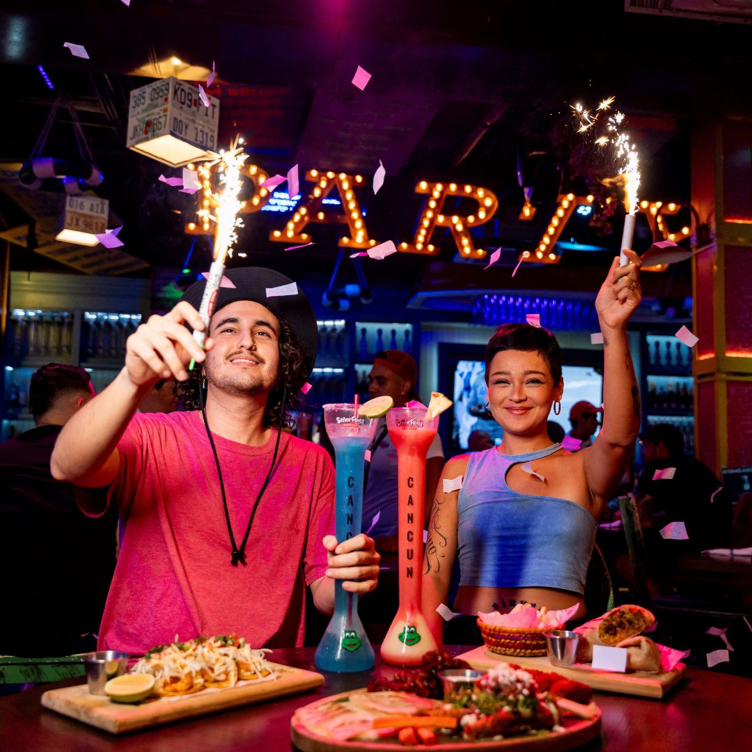 Yardas en Señor Frog’s Cancún