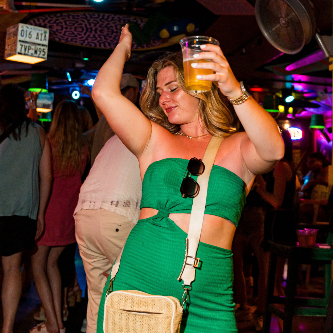 Baile y música en Señor Frog’s Cozumel