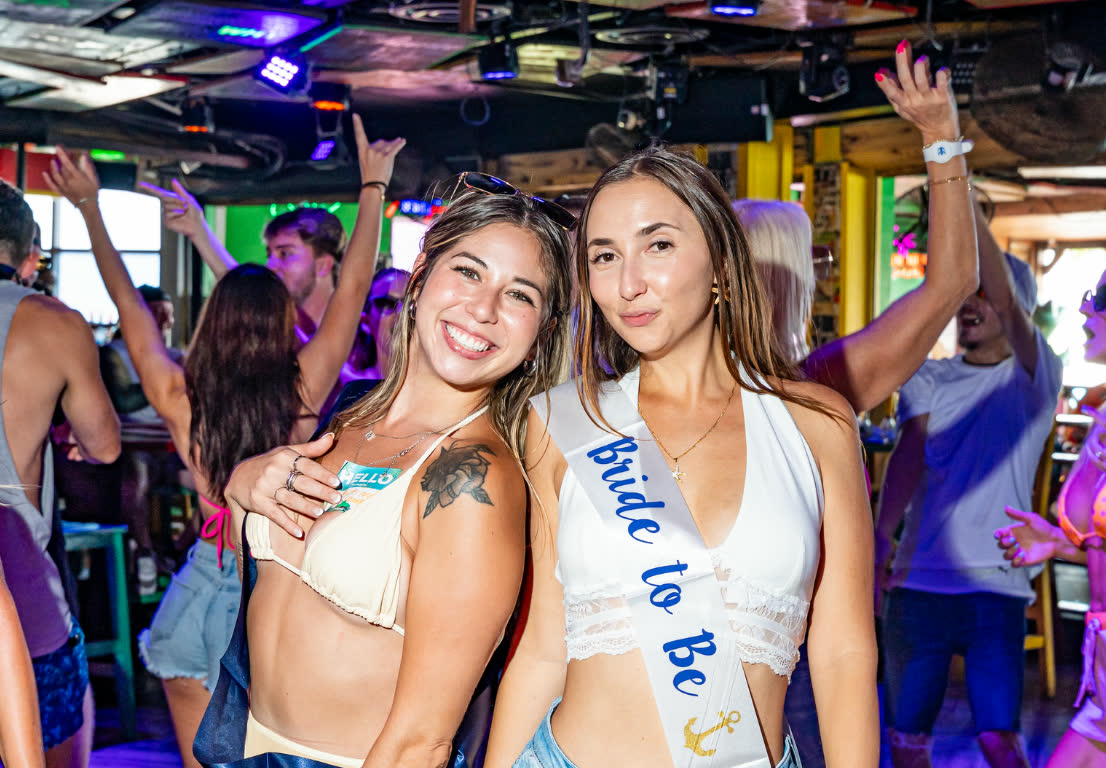 Bachelorette party at Señor Frog’s Cozumel Punta Langosta