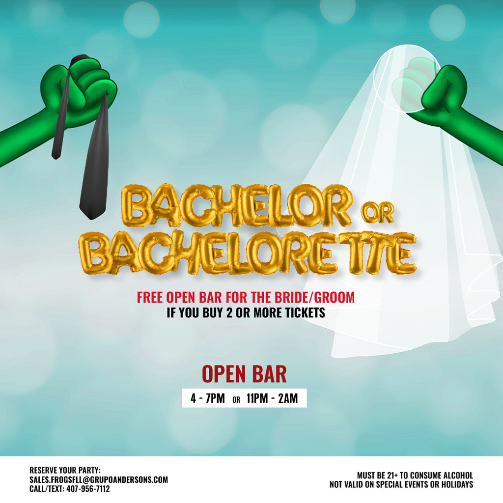 Despedidas de soltero y soltera: open bar gratis para la novia o el novio