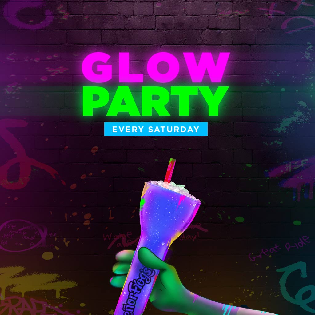 Glow Party, todos los sábados