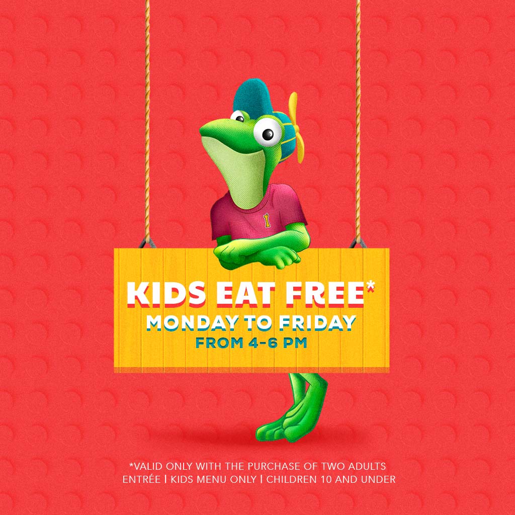 Los niños comen gratis, de lunes a viernes