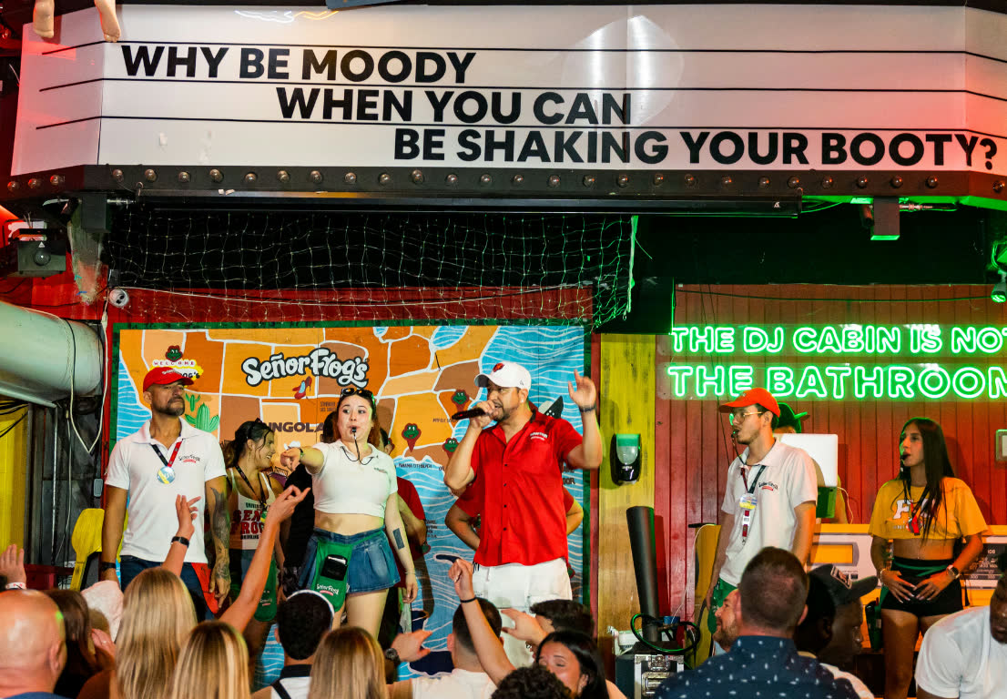 El show en vivo de Señor Frog’s Fort Lauderdale