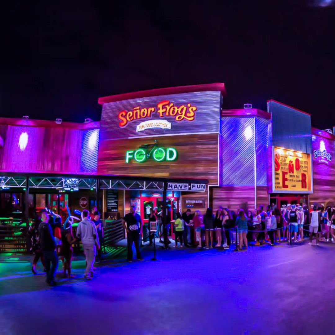 El ambiente de fiesta en Señor Frog’s Myrtle Beach