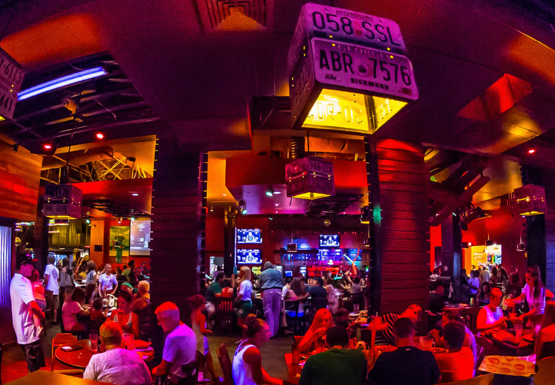La fiesta nocturna en Señor Frog’s Myrtle Beach