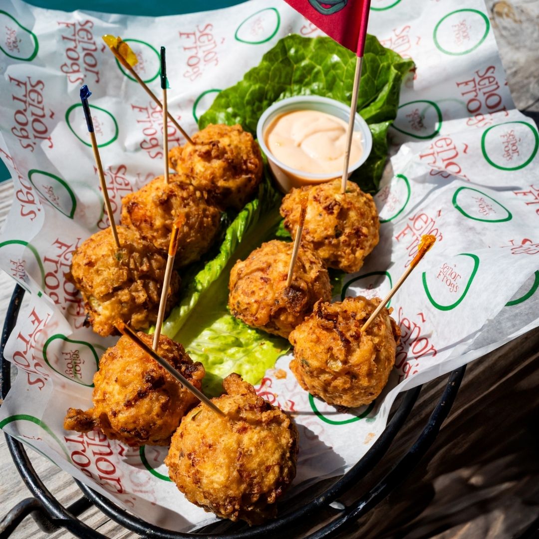 Platillos mexicanos en Señor Frog’s Nassau