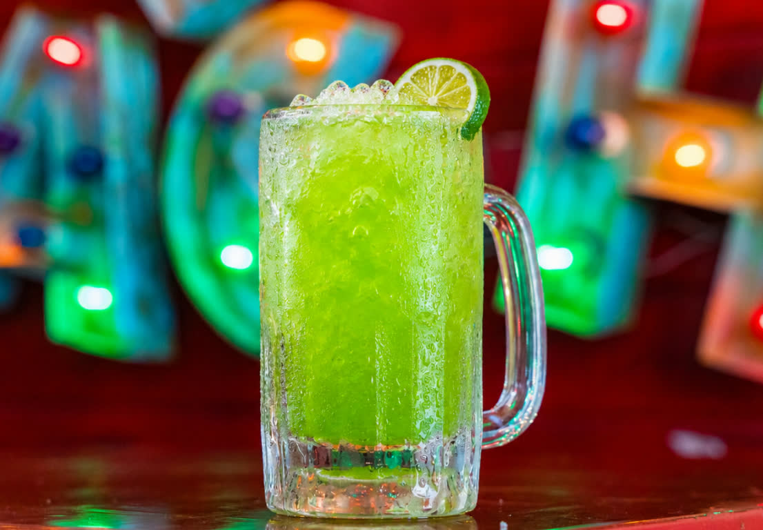 Frozen margarita at Señor Frog’s Playa del Carmen