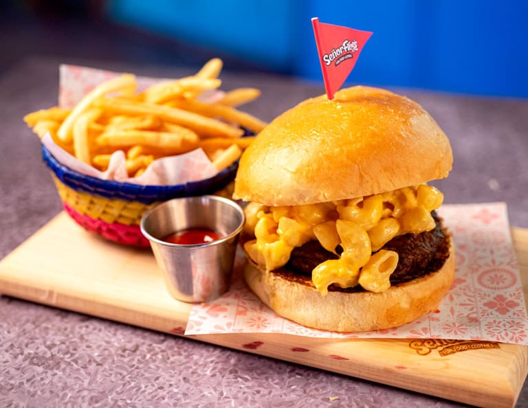 mac and cheese burger sf